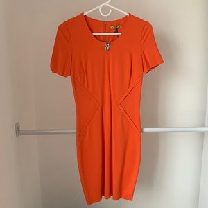 Orange Versace jeans dress